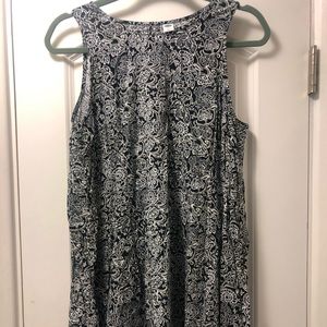 Patterned Old Navy Sleeveless Shift Dress